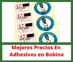 pegatinas en bobina personalizadas con tu marca