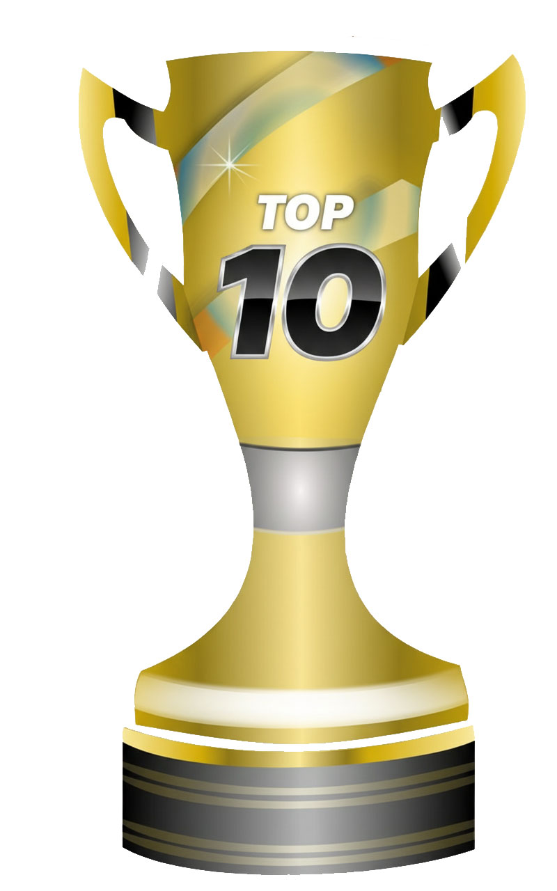 trofeo que representa el top 10 en imprentas online en España